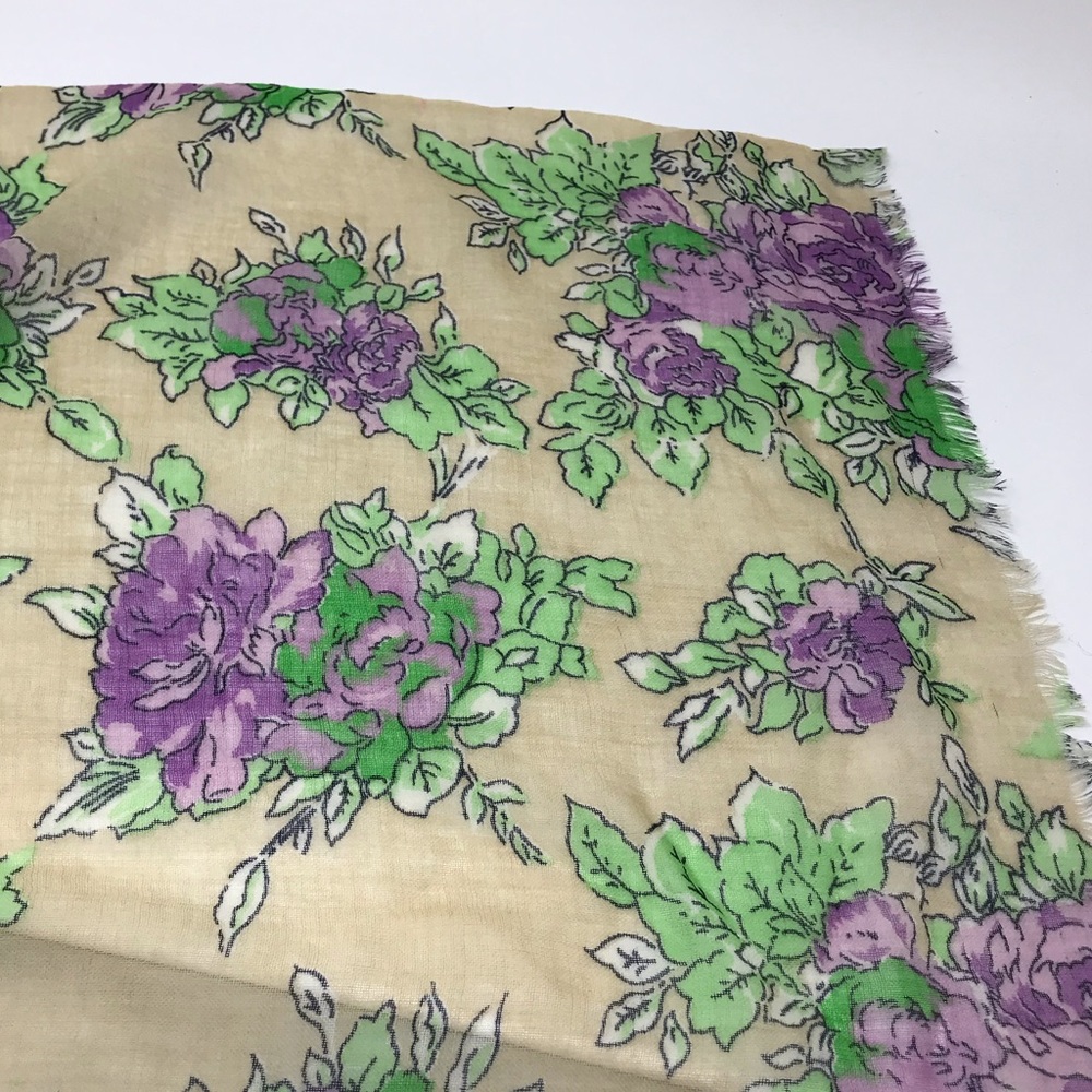 Anthro “Advanced Floriculture Scarf” by Bindya - Picture 7 of 9